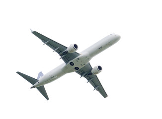 Airplane isolated on white background