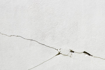 Cracked wall color,Surface paint on the walls are damaged.White Peeling Paint Concrete Wall Texture...