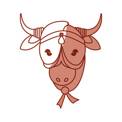 Indian sacrew cow cartoon