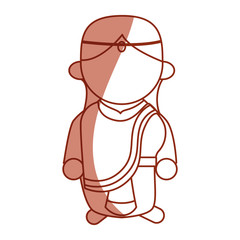 Indian woman cartoon