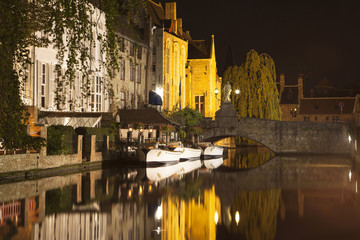 The Dijver Canal in Bruges