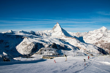 Fototapeta na wymiar Matterhorn, Zermatt, Swiss Alps, Swizterland