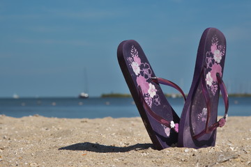 Flip Flops at the Beach