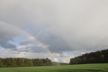 Doppelter Regenbogen 