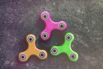 Group fidget spinner stress relieving toy colorful