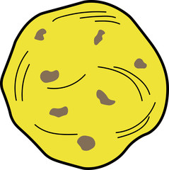 Печенье с шоколадной крошкой