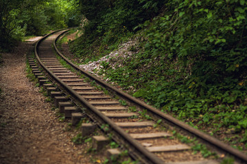 the railroad in the gorge