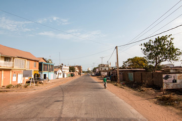 Fototapeta na wymiar Banjul is the capital of the Gambia, West Africa
