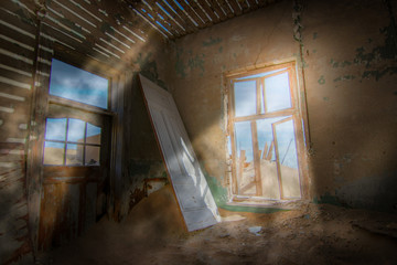 Kolmanskop ghost town and old diamond mining village, Namibia