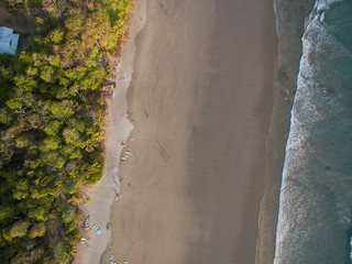 Aerial view of Santa Teresa, Costa Rica