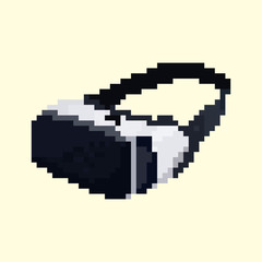 Pixel virtual reality glasses for games and applications