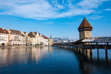 Lucerne in the winter, Switzerland