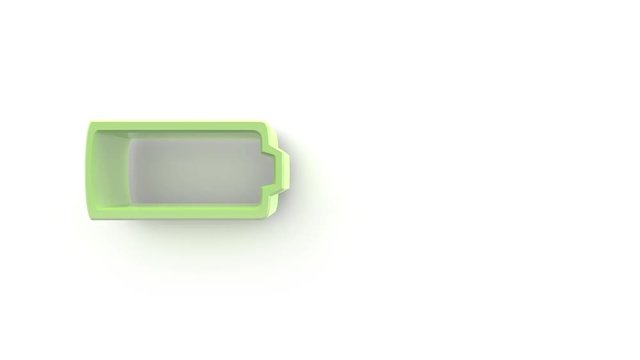 Eco battery with green text long battery life