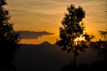 Obraz premium Sommersonnenwende im Lungau