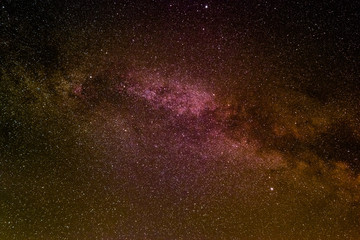 The Milky Way as seen from the Palatinate Forest in Germany. 