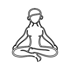 silhouette woman wash