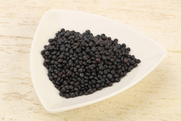 Black lentils