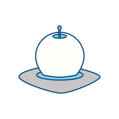 isolated candles cartoon