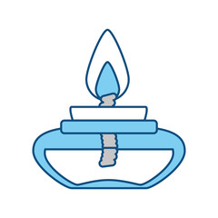 isolated candles cartoon