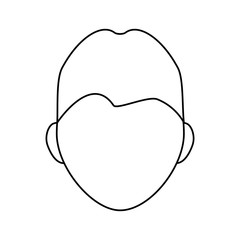 Guy faceless head