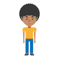 Young man cartoon