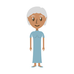 Cute grandmother cartoon