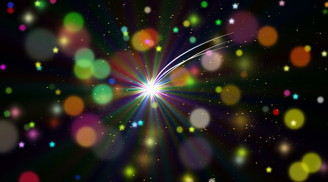 stella polare nell'infinito spazio