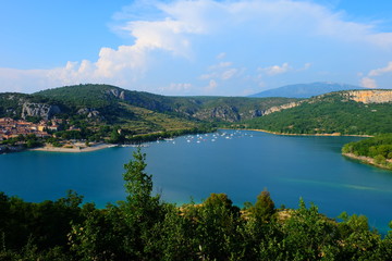 Naklejka premium Saint Croix Lake, France