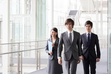 Fototapeta premium portrait of asian businessteam in office