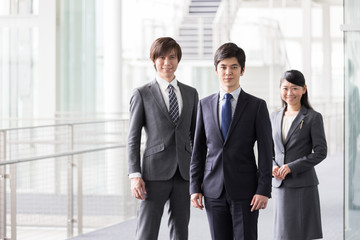 Fototapeta premium portrait of asian businessteam in office