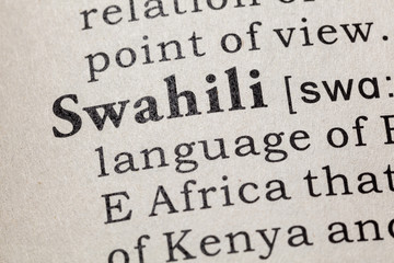 definition of Swahili