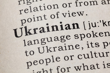 definition of Ukrainian