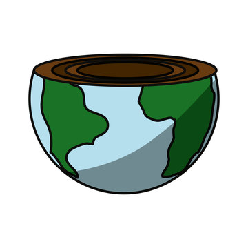 isolated care of the planet icon vector illustration graphic design