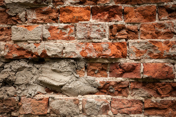vintage brick wall close up texture background