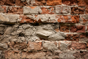 vintage brick wall close up texture background