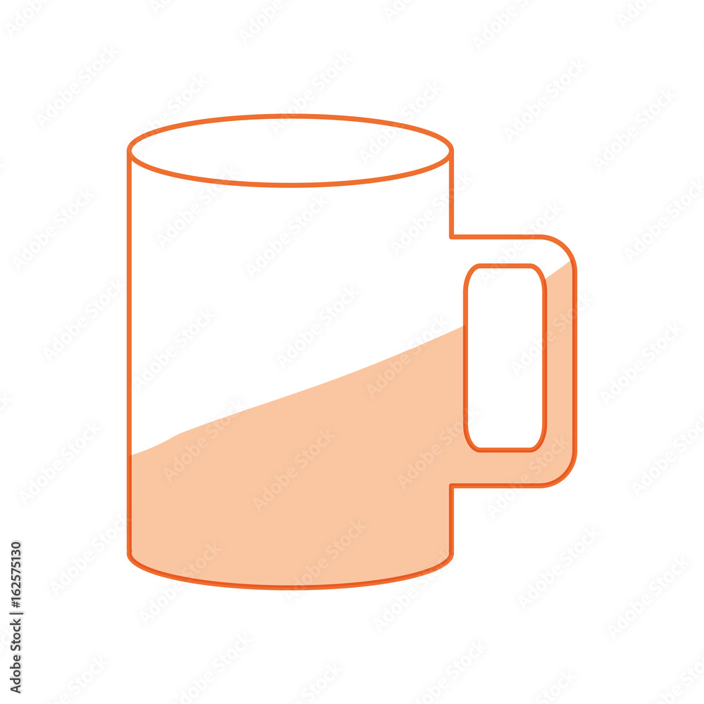 Wall mural isolated coffee cup icon vector illustration graphic design