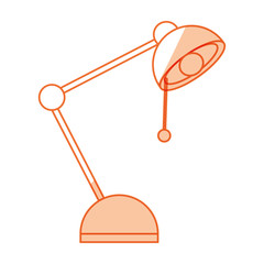 isolated study lamp icon vector illustration graphic design