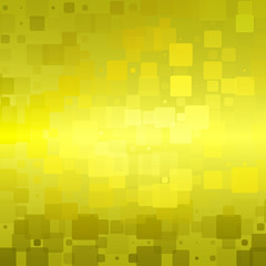 Golden yellow khaki glowing rounded tiles background