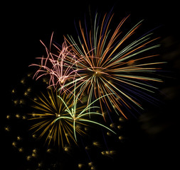 Fireworks in the Air