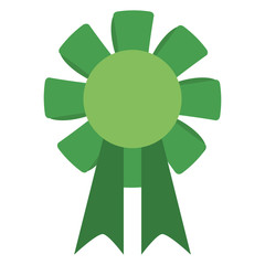 green winner badge icon image