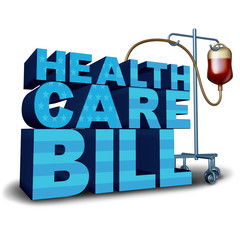 Obraz na płótnie Canvas United States Health Care Bill