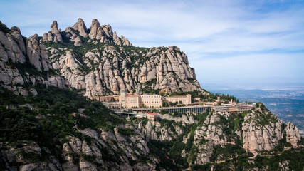 Fototapeta na wymiar The Monastery at Montserrat
