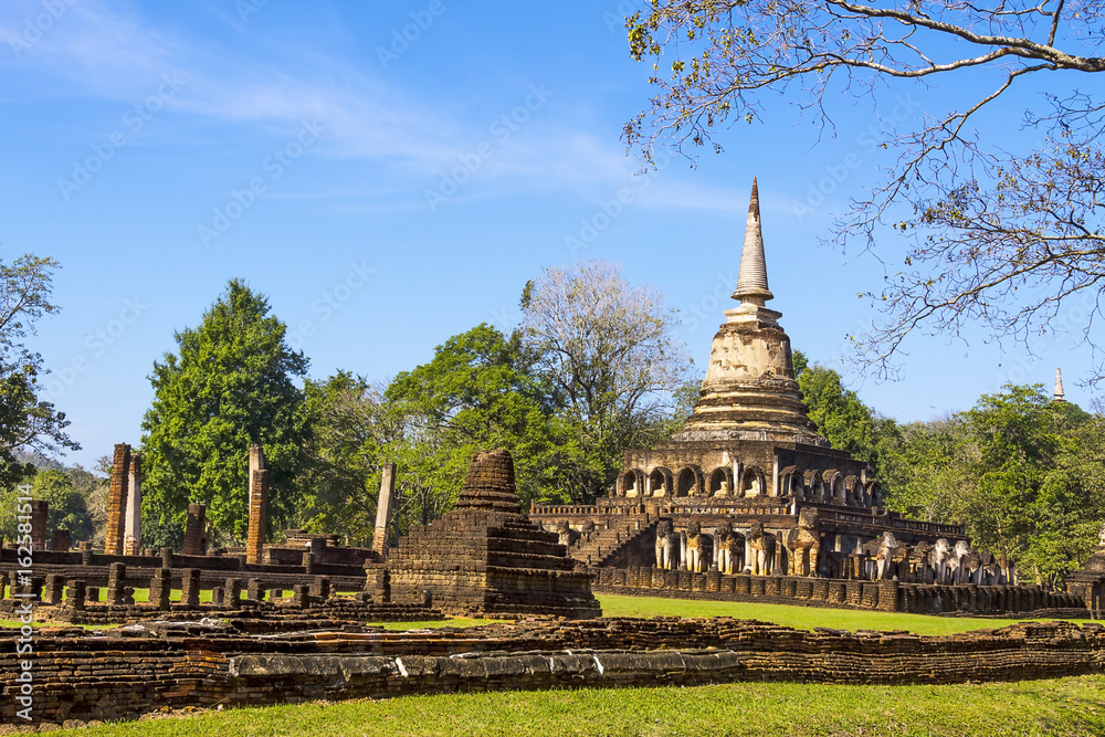 Sticker wat chang lom temple