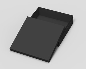 black blank box