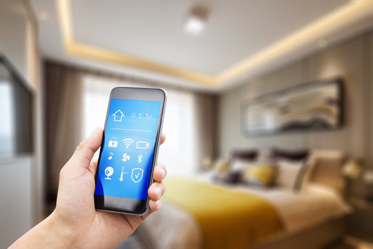 mobile phone in smart home