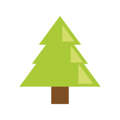 Fototapeta premium isolated cute tree