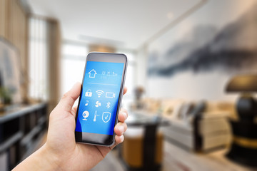 mobile phone in smart home