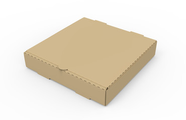 brown pizza box
