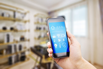 mobile phone in smart home