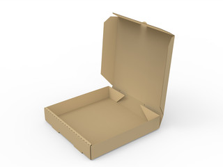 brown pizza box